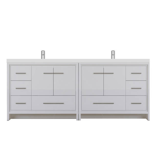 Latitude Run® Feike 60'' Single Bathroom Vanity with Plastic Top